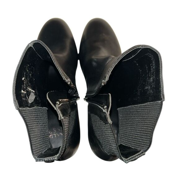 Donald J Pliner Black Platform Leather Boots(Size 10M) - Picture 8 of 11